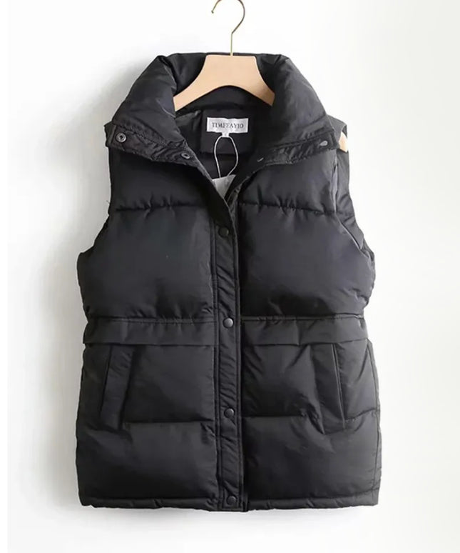 Kamizelka damska zwężana w pasie