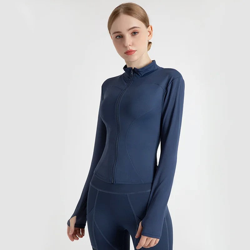 Sportowa bluza damska rozsuwana o dopasowanym kroju