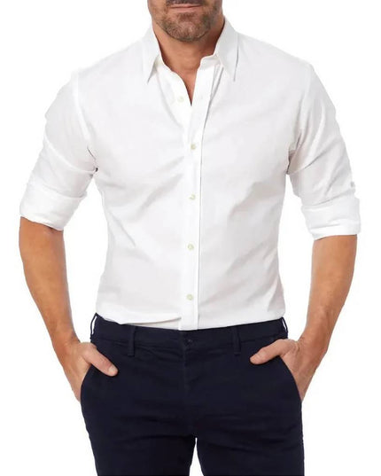 Dopasowana męska koszula zapinana na suwak