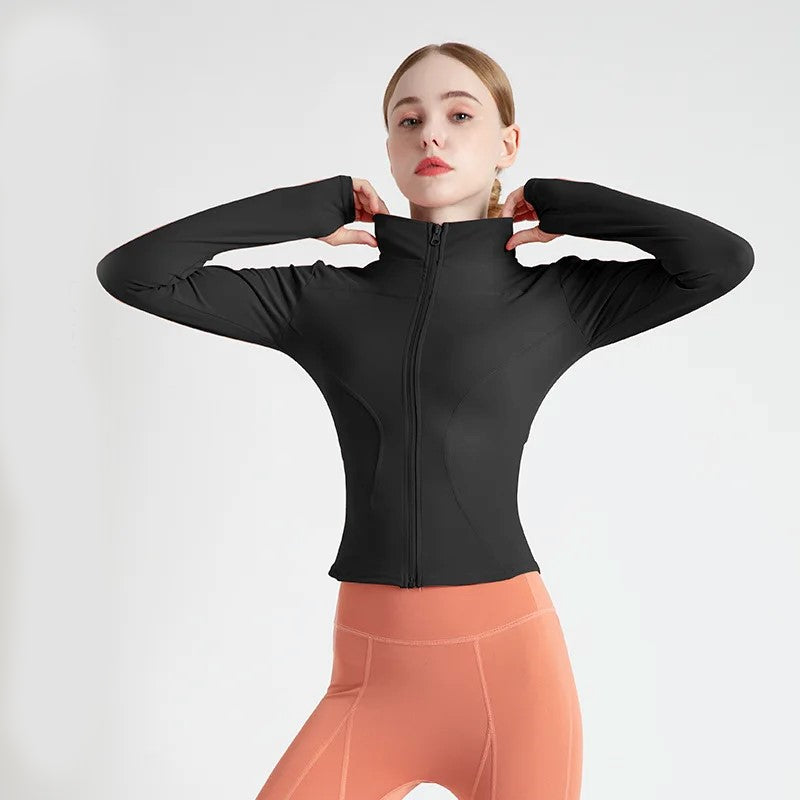 Sportowa bluza damska rozsuwana o dopasowanym kroju