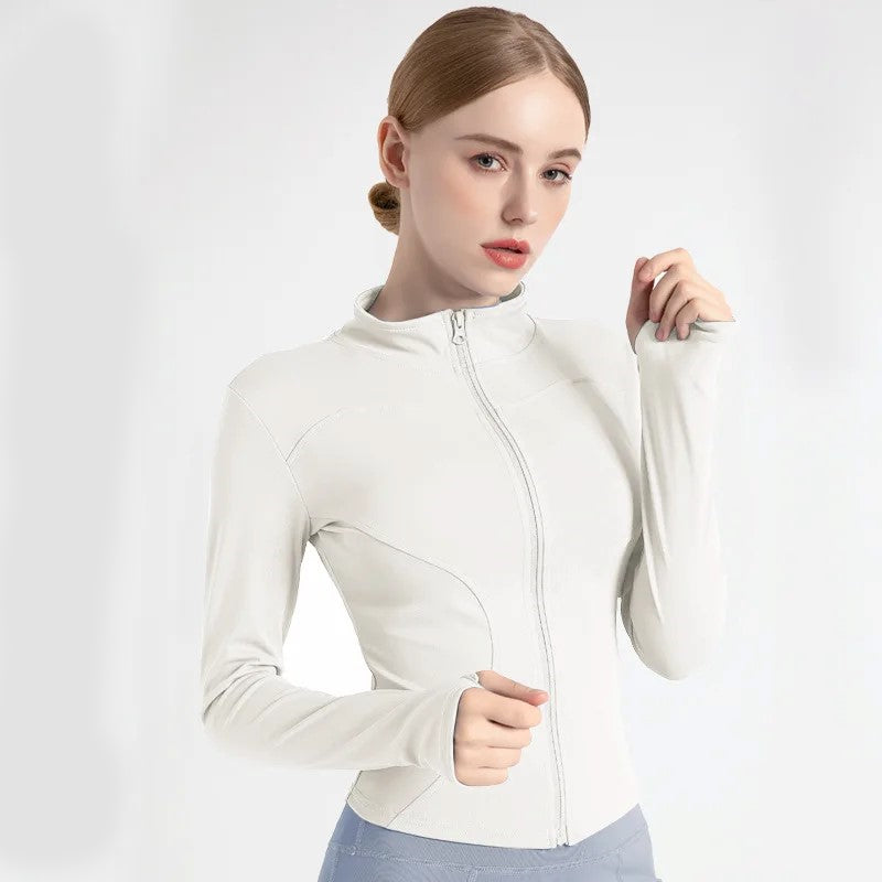 Sportowa bluza damska rozsuwana o dopasowanym kroju