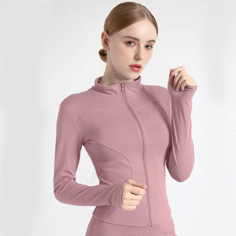 Sportowa bluza damska rozsuwana o dopasowanym kroju