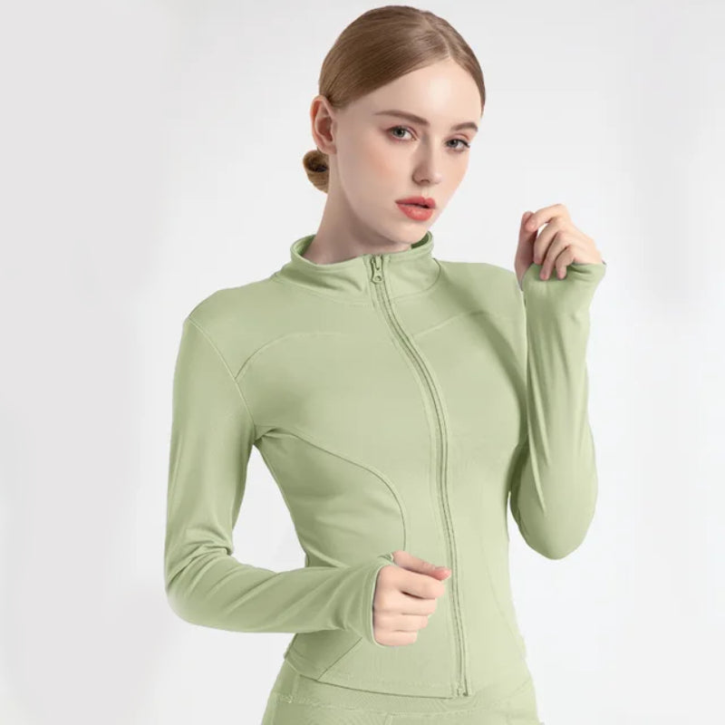 Sportowa bluza damska rozsuwana o dopasowanym kroju
