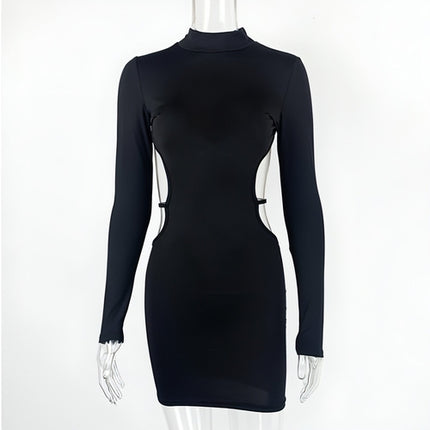 Damski midriff outfit sheath sukienka