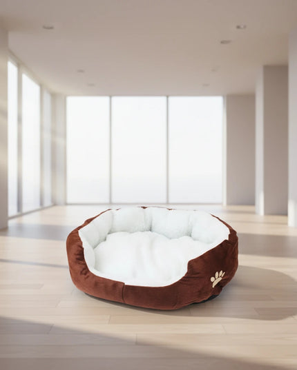 Okrągłe legowisko dla małego psa