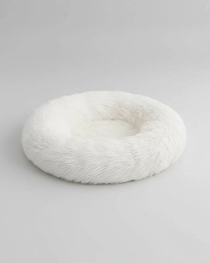Okrągłe, pluszowe legowisko dla psa