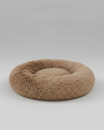 Okrągłe, pluszowe legowisko dla psa