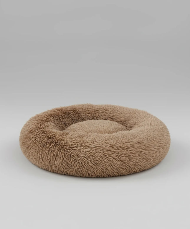 Okrągłe, pluszowe legowisko dla psa