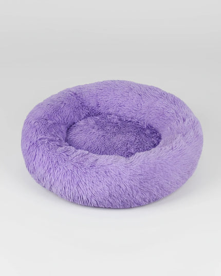 Okrągłe, pluszowe legowisko dla psa