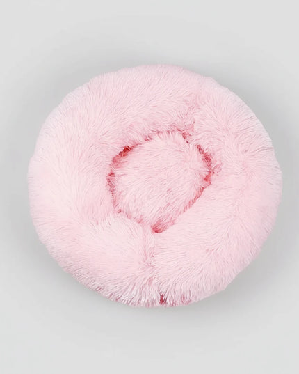 Okrągłe, pluszowe legowisko dla psa