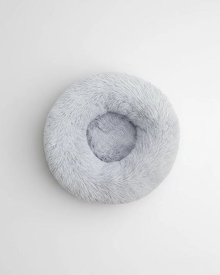 Okrągłe, pluszowe legowisko dla psa