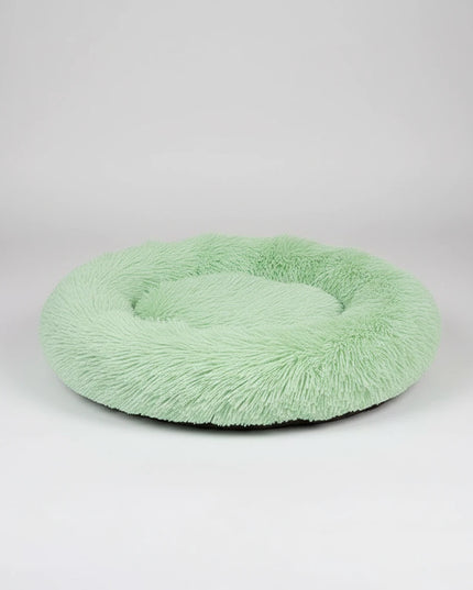 Okrągłe, pluszowe legowisko dla psa