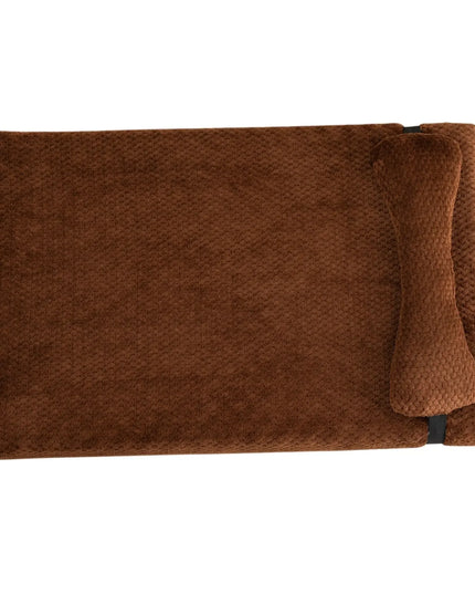 Pluszowe legowisko dla psa z poduszką