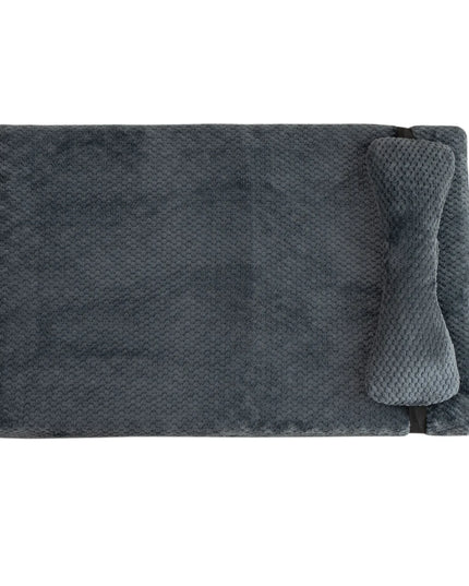 Pluszowe legowisko dla psa z poduszką