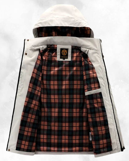 Stylowa męska kurtka zimowa z kapturem