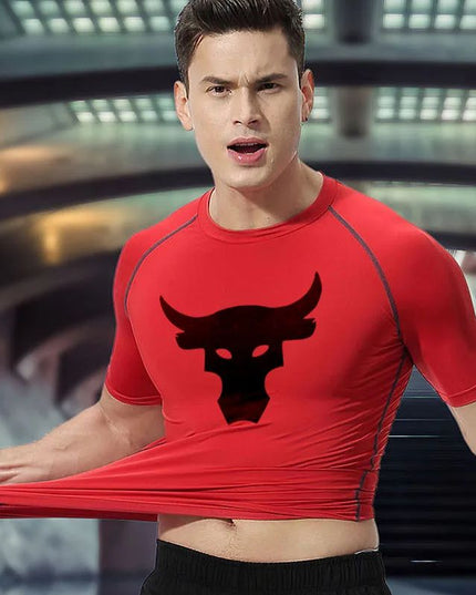 Sportowy komplet męski kompresyjny - 3 elementy