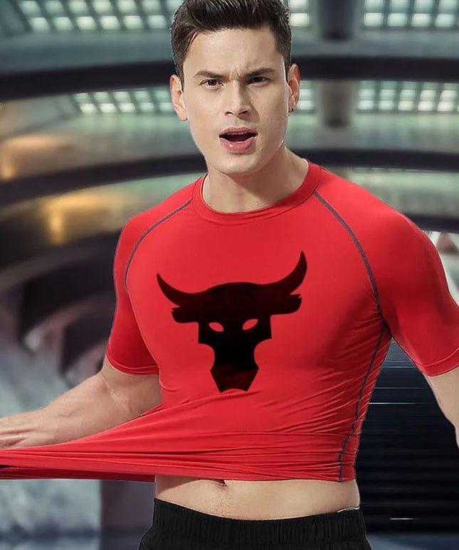 Sportowy komplet męski kompresyjny - 3 elementy