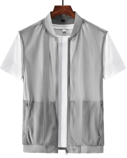 Kamizelka męska cienka z siateczki