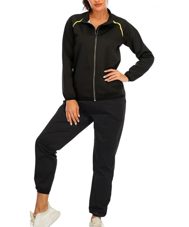 Sportowy komplet damski wspomagający odchudzanie - bluza i spodnie