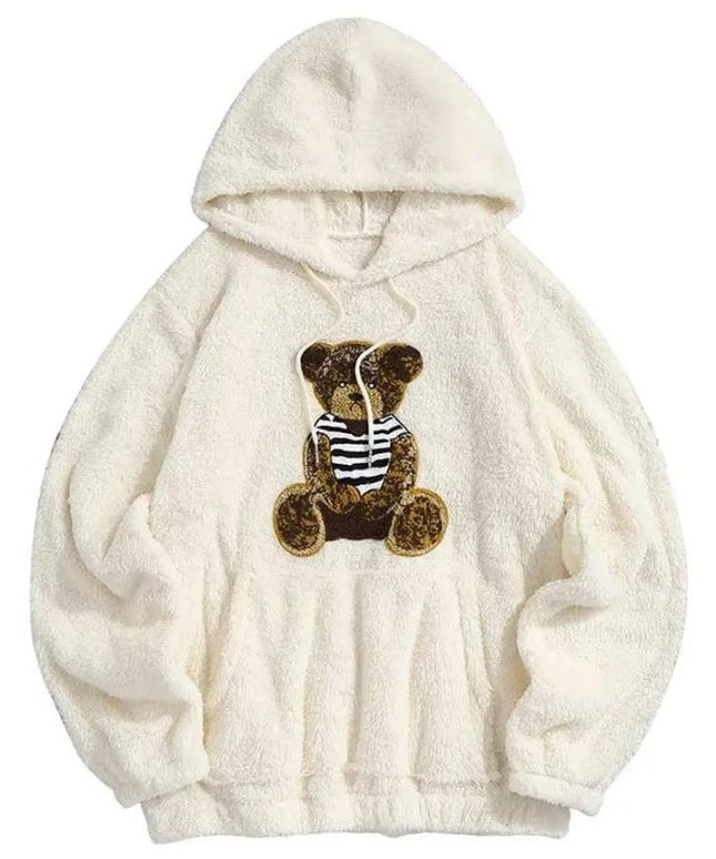 Damska bluza polarowa z motywem misia