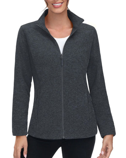 Sportowa bluza damska polarowa ze stójką