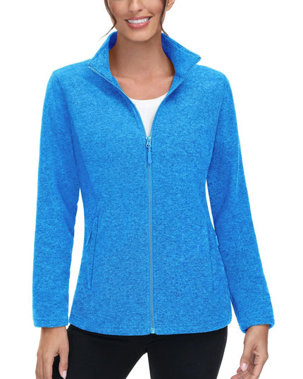 Sportowa bluza damska polarowa ze stójką