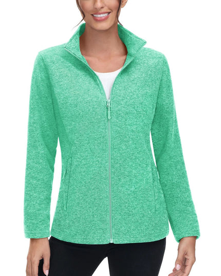 Sportowa bluza damska polarowa ze stójką