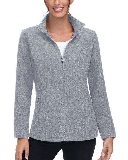 Sportowa bluza damska polarowa ze stójką