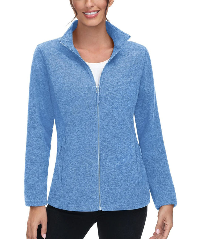 Sportowa bluza damska polarowa ze stójką