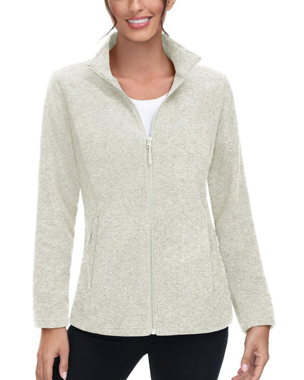 Sportowa bluza damska polarowa ze stójką