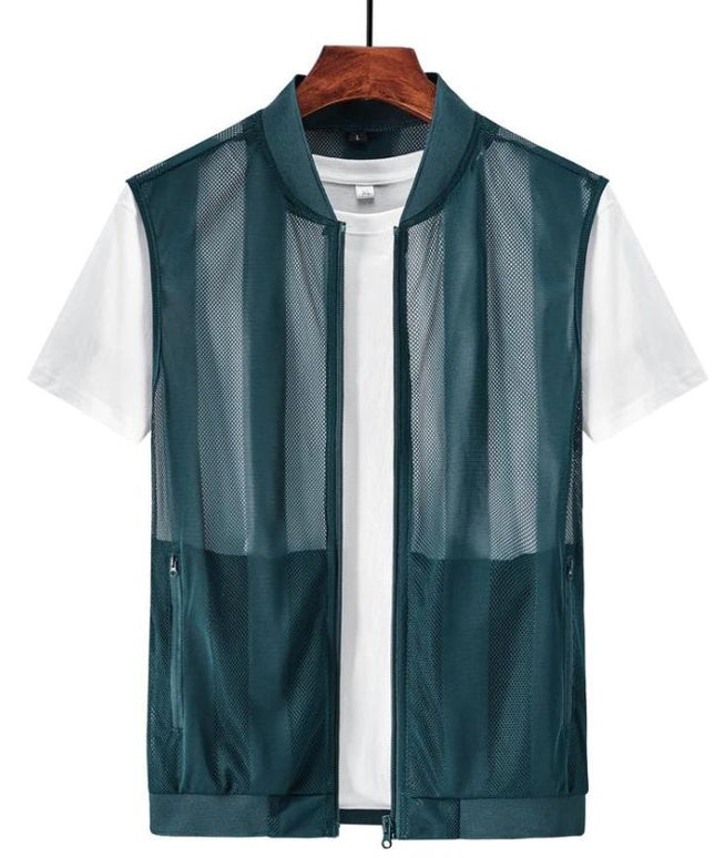 Kamizelka męska cienka z siateczki