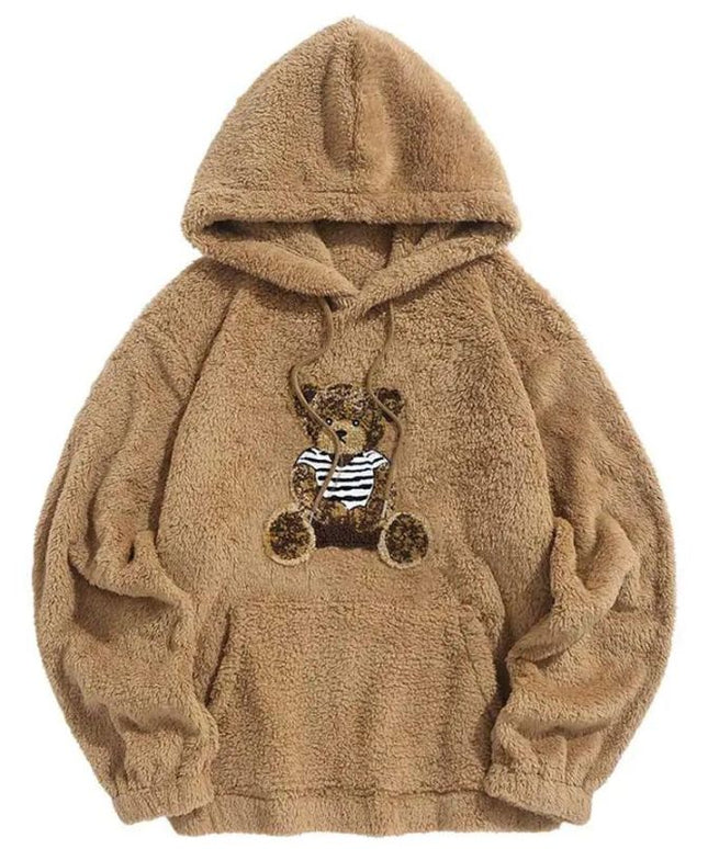 Damska bluza polarowa z motywem misia