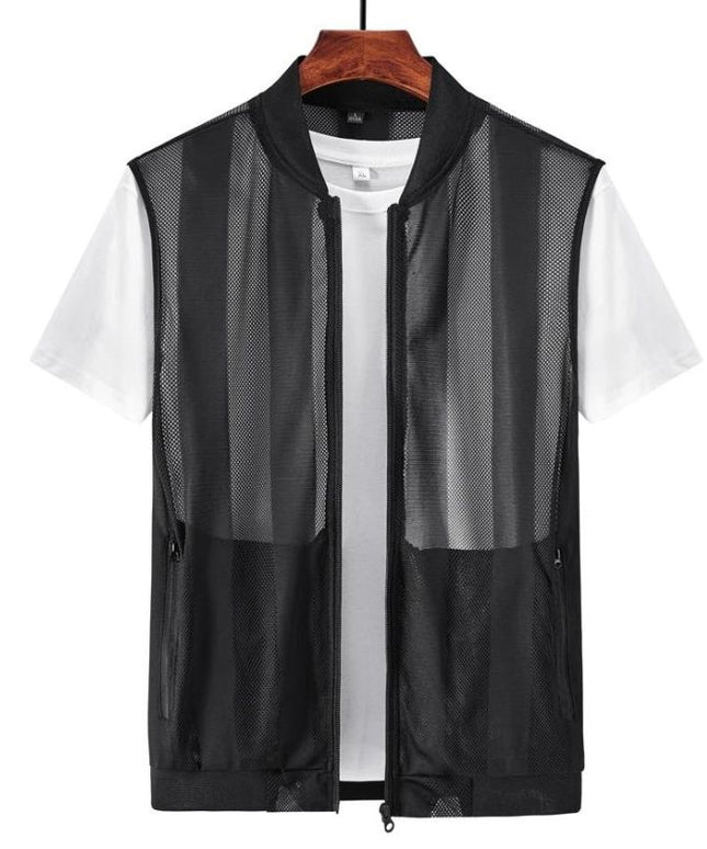 Kamizelka męska cienka z siateczki