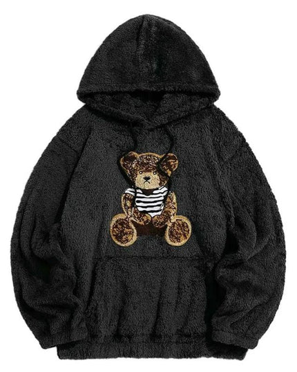 Damska bluza polarowa z motywem misia