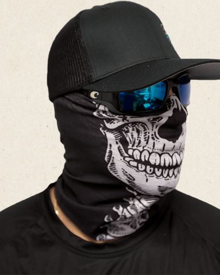 Szalik męski typu komin z nadrukiem