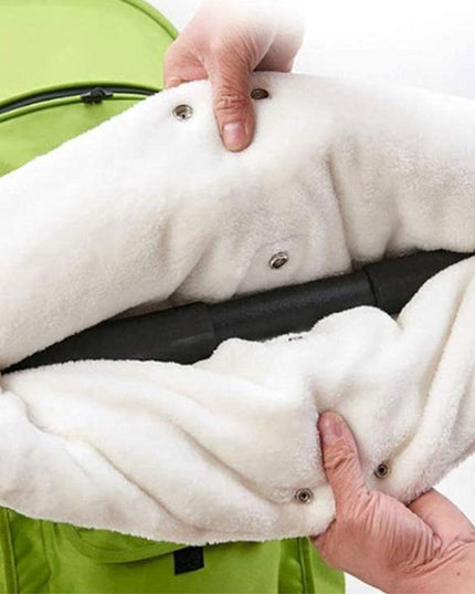 Rękawiczki unisex do wózka na dwie ręce