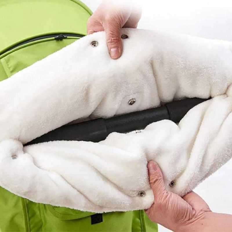 Rękawiczki unisex do wózka na dwie ręce