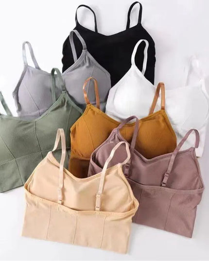 Sportowy biustonosz elastyczny z regulowanymi ramiączkami