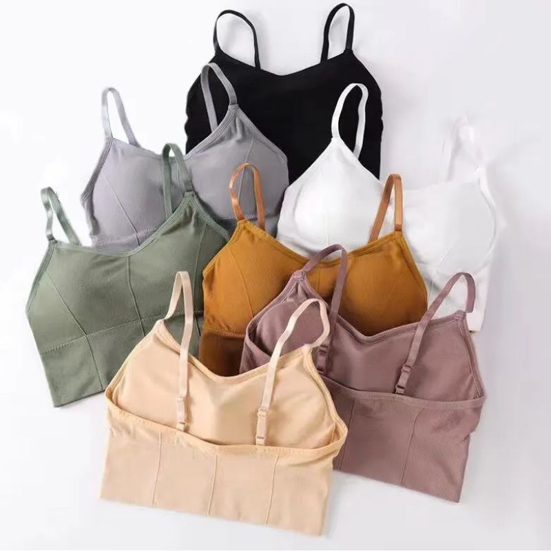 Sportowy biustonosz elastyczny z regulowanymi ramiączkami