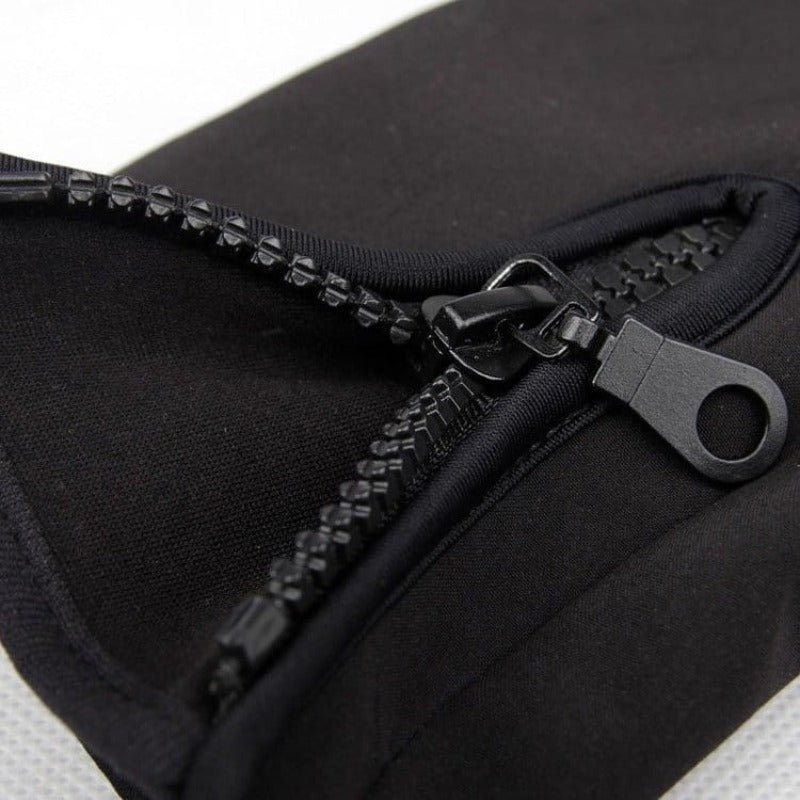 Rękawiczki unisex dotykowe zapinane na suwak