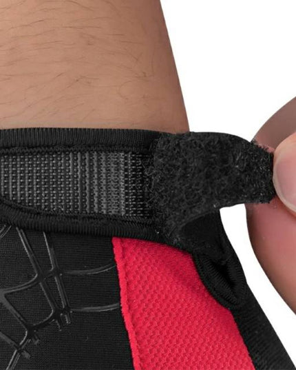 Rękawiczki męskie dotykowe ze wzorem pajęczyny