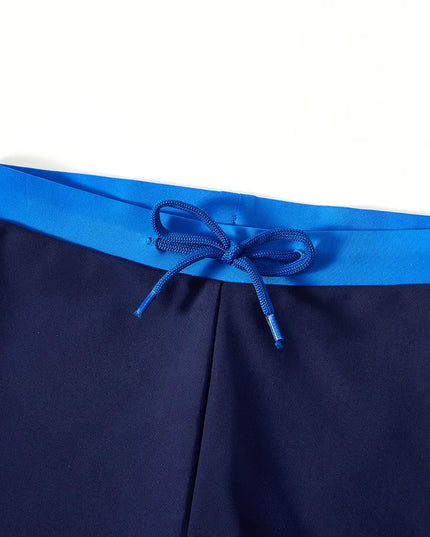 Kąpielówki dla chłopców sportowe ze sznurkiem