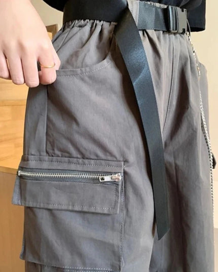 Damskie szorty luźne w stylu cargo