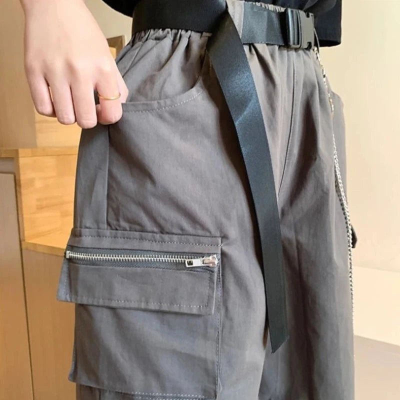 Damskie szorty luźne w stylu cargo