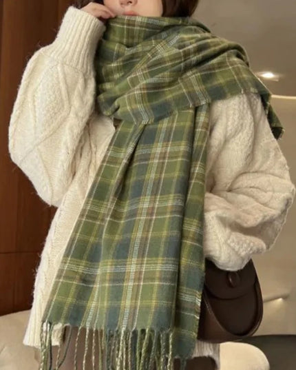 Szalik damski w kratę