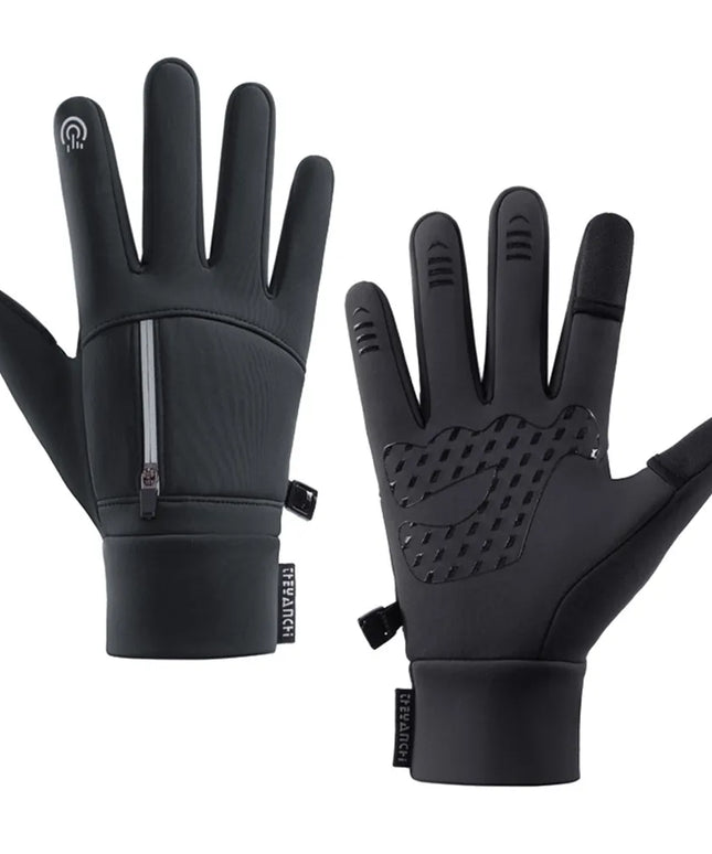 Rękawiczki męskie dotykowe z kieszonką