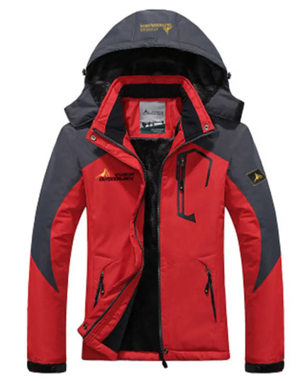 Męska kurtka zimowa wodoodporna z kapturem