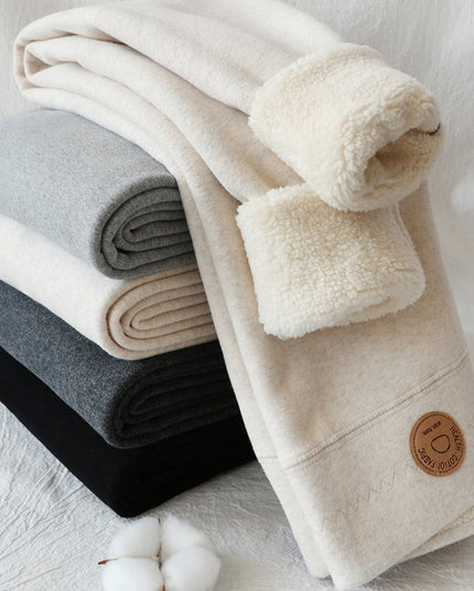 Damskie spodnie zimowe legginsy ocieplane