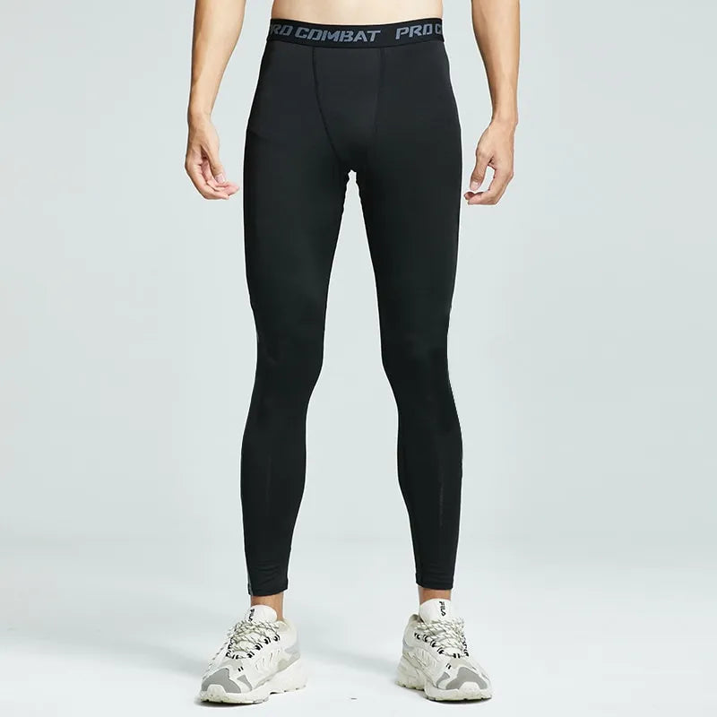 Sportowe legginsy męskie szybkoschnące