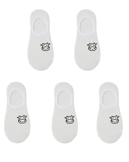 Skarpetki damskie białe stopki 10 par